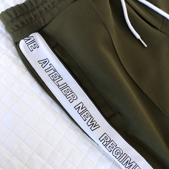 New Regime Warm Up Pants Green - Picture 6 of 11